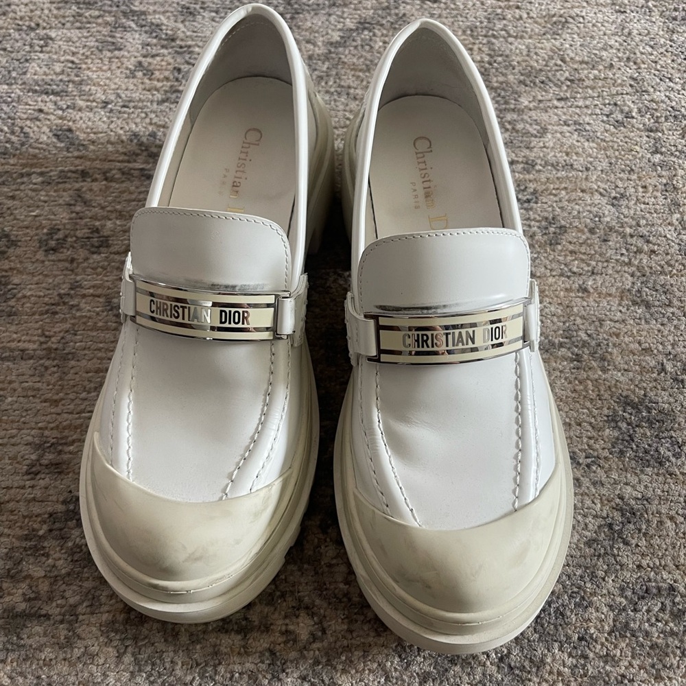 Lug sole Christian Dior women’s loafers